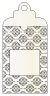 Rococo Black Window Tag (2 5/8 x 5) 10/Pk