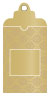 Rococo Bronze Window Tag (2 5/8 x 5) 10/Pk