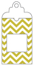 Chevron Mystique Window Tag (2 5/8 x 5) 10/Pk