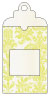 Victoria Lime Window Tag (2 5/8 x 5) 10/Pk