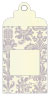 Victoria Grey Window Tag (2 5/8 x 5) 10/Pk