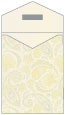 Paisley Yellow Thick-E-Lope 4 3/8 x 5 5/8 - 10/Pk