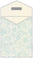 Paisley Blue Thick-E-Lope 4 3/8 x 5 5/8 - 10/Pk