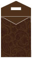 Paisley Chocolate Thick-E-Lope 4 3/8 x 5 5/8 - 10/Pk
