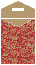 Renaissance Red Thick-E-Lope 4 3/8 x 5 5/8 - 10/Pk