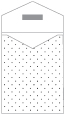 Polkadot Black Thick-E-Lope 4 3/8 x 5 5/8 - 10/Pk