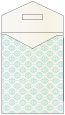 Rococo Aqua Thick-E-Lope 4 3/8 x 5 5/8 - 10/Pk