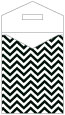 Chevron B&W Thick-E-Lope 4 3/8 x 5 5/8 - 10/Pk