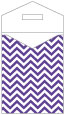 Chevron Amethyst Thick-E-Lope 4 3/8 x 5 5/8 - 10/Pk
