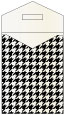 Hounds Tooth Black & White Thick-E-Lope 4 3/8 x 5 5/8 - 10/Pk