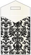 Victoria Black & White Thick-E-Lope 4 3/8 x 5 5/8 - 10/Pk