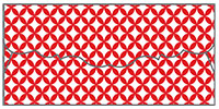 Petal Red Thick-E-Lope Style B5 Money-Size (3 x 6 1/2) - 10/Pk