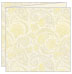Paisley Yellow Trifold Card 5 3/4 x 5 3/4 - 10/Pk
