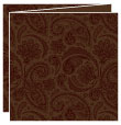 Paisley Chocolate Trifold Card 5 3/4 x 5 3/4 - 10/Pk