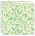 Peacock Sage Trifold Card 5 3/4 x 5 3/4 - 10/Pk