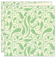 Peacock Sage Trifold Card 5 3/4 x 5 3/4 - 10/Pk