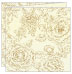 Rose Antique Trifold Card 5 3/4 x 5 3/4 - 10/Pk