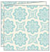 Morocco Mellow Blue Trifold Card 5 3/4 x 5 3/4 - 10/Pk
