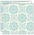 Morocco Mellow Blue Trifold Card 5 3/4 x 5 3/4 - 10/Pk