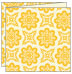Morocco Yellow Trifold Card 5 3/4 x 5 3/4 - 10/Pk