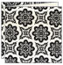 Morocco Black Trifold Card 5 3/4 x 5 3/4 - 10/Pk