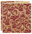 Nature Maroon Trifold Card 5 3/4 x 5 3/4 - 10/Pk