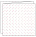 Polkadot Red Trifold Card 5 3/4 x 5 3/4 - 10/Pk