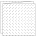 Polkadot Black Trifold Card 5 3/4 x 5 3/4 - 10/Pk