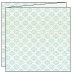 Rococo Aqua Trifold Card 5 3/4 x 5 3/4 - 10/Pk