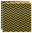 Chevron Noir Trifold Card 5 3/4 x 5 3/4 - 10/Pk