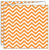 Chevron Lava Trifold Card 5 3/4 x 5 3/4 - 10/Pk