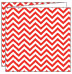 Chevron Rouge Trifold Card 5 3/4 x 5 3/4 - 10/Pk