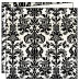 Victoria Black & White Trifold Card 5 3/4 x 5 3/4 - 10/Pk