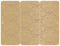 Floral Bronze Panel Invitation 3 3/4 x 8 1/2 (folded) - 10/Pk