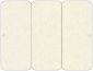Paisley Silver Panel Invitation 3 3/4 x 8 1/2 (folded) - 10/Pk
