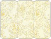 Rose Passion Panel Invitation 3 3/4 x 8 1/2 (folded) - 10/Pk