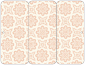 Morocco Mellow Pink Panel Invitation 3 3/4 x 8 1/2 (folded) - 10/Pk