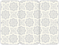 Morocco Silver Panel Invitation 3 3/4 x 8 1/2 (folded) - 10/Pk