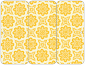 Morocco Yellow Panel Invitation 3 3/4 x 8 1/2 (folded) - 10/Pk