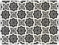 Morocco Black Panel Invitation 3 3/4 x 8 1/2 (folded) - 10/Pk