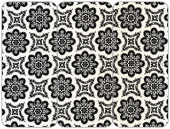 Morocco Black Panel Invitation 3 3/4 x 8 1/2 (folded) - 10/Pk