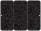Renaissance Noir Panel Invitation 3 3/4 x 8 1/2 (folded) - 10/Pk