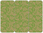 Renaissance Green Panel Invitation 3 3/4 x 8 1/2 (folded) - 10/Pk