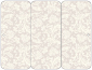 Renaissance Siver Panel Invitation 3 3/4 x 8 1/2 (folded) - 10/Pk