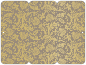Renaissance Bronze Panel Invitation 3 3/4 x 8 1/2 (folded) - 10/Pk