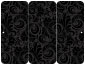 Nature Black Panel Invitation 3 3/4 x 8 1/2 (folded) - 10/Pk