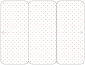 Polkadot Red Panel Invitation 3 3/4 x 8 1/2 (folded) - 10/Pk