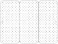 Polkadot Black Panel Invitation 3 3/4 x 8 1/2 (folded) - 10/Pk