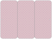 Polkadot Purple Panel Invitation 3 3/4 x 8 1/2 (folded) - 10/Pk