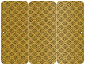 Rococo Noir Panel Invitation 3 3/4 x 8 1/2 (folded) - 10/Pk